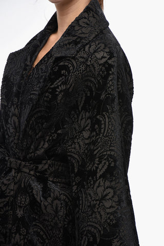 ATELIER Flocked Wool EDOLO Coat with Belt