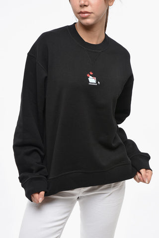 Cotton Fleece Crewneck Sweatshirt COOL FIT