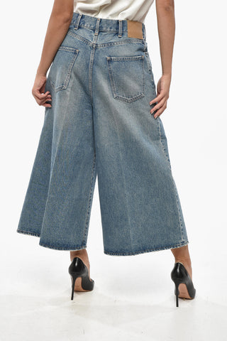Cotton Gaucho Denims with Belt Loops