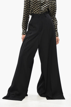 Pantaloni DOUBLE in Lana con Passanti