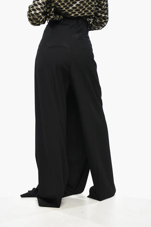 Pantaloni DOUBLE in Lana con Passanti