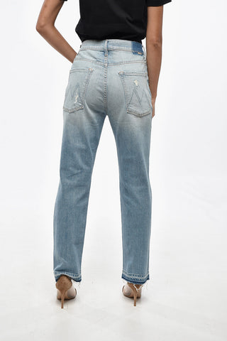 Jeans HIKER HOVER UNDONE  Distressed Con Bottone Logato 18cm