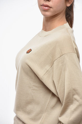 Maglia Girocollo in Lana a Tinta Unita