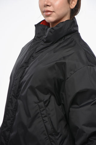 Reversible Down Jacket with Hidden Button Closure