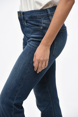 Jeans LE EASY Boot Cut ad Orlo Sfrangiato 27cm
