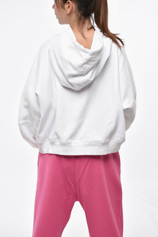 Felpa Hodie ONION Crop in Cotone Felpato
