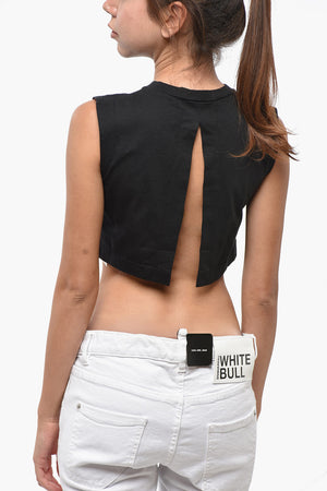 ICON Cropped Tanktop mit offenem Rücken