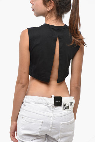 ICON Cropped Tanktop mit offenem Rücken