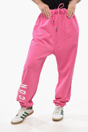 Joggers V-ICON L.A. in Cotone Felpato con Elastico in Vita
