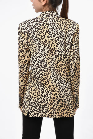 Single-Breasted Jacket MANHATTAN NOTCH with Animal Print