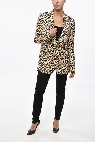 Single-Breasted Jacket MANHATTAN NOTCH with Animal Print