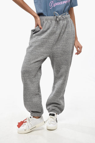 Fleeced-Cotton L.A. Joggers with Logo