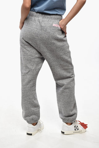 Fleeced-Cotton L.A. Joggers with Logo