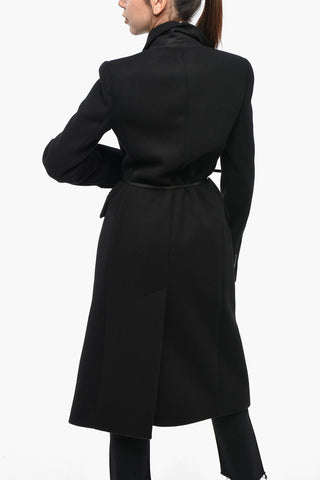 SPORTMAX Double-breasted Cashmere Blend Coat