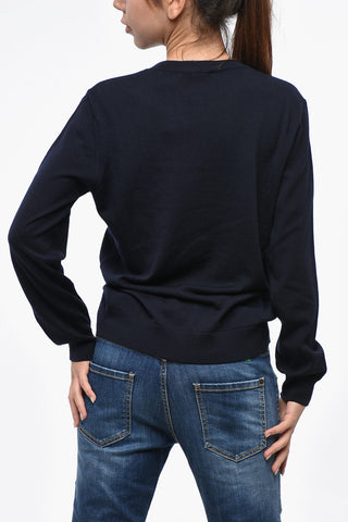 Wool Crewneck Sweater PHILO in Solid Color