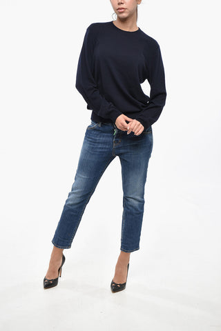 Wool Crewneck Sweater PHILO in Solid Color