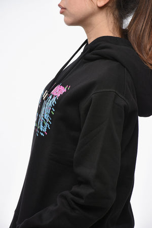 ICON 면 기모 후디 COOL FIT 프린트