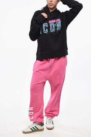 ICON 면 기모 후디 COOL FIT 프린트