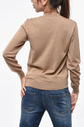 Solid Color Merino Wool PHILO Crew-Neck Sweater