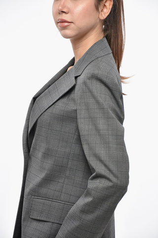 STUDIO Wool Blend DAVID District Check Blazer