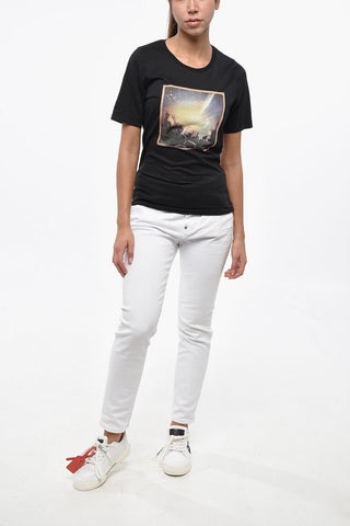 Cotton T-Shirt LOVE with Print
