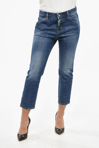 OLOP Cool Girl Fit Delavè Denim Jeans 16cm