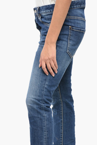 OLOP Cool Girl Fit Delavè Denim Jeans 16cm