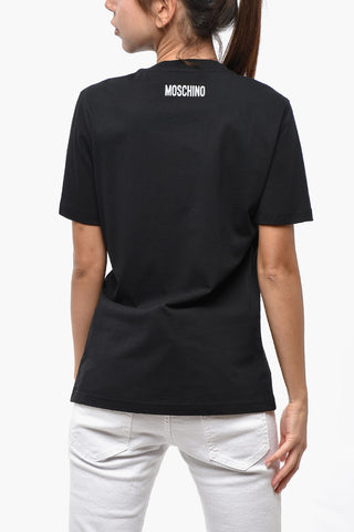 COUTURE! Crewneck T-Shirt with Contrast Print