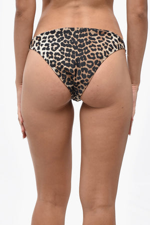 애니멀 프린트 비키니 브리프 모노그램