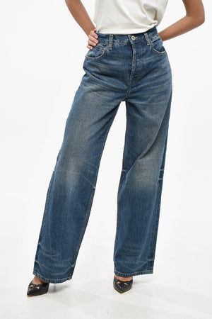 Jeans mit weitem Bein THE REMY mit sichtbaren Nähten 24cm