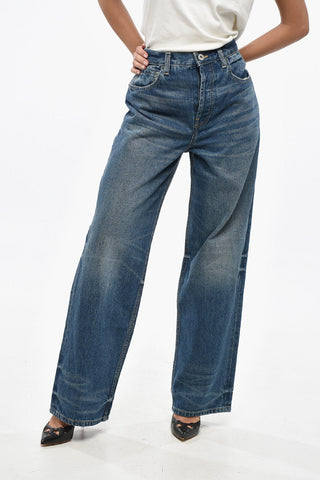 Jeans mit weitem Bein THE REMY mit sichtbaren Nähten 24cm