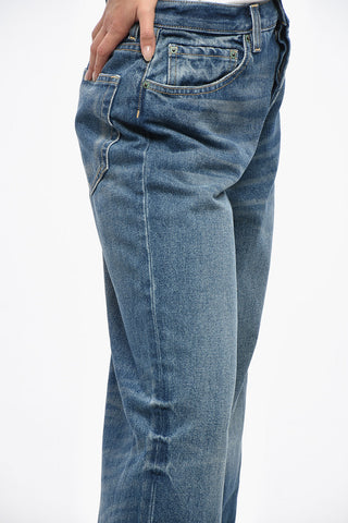 Jeans mit weitem Bein THE REMY mit sichtbaren Nähten 24cm