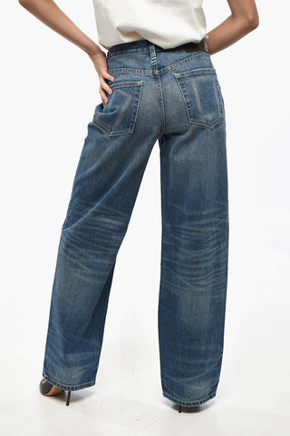 Jeans mit weitem Bein THE REMY mit sichtbaren Nähten 24cm