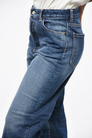 OLOP 보스턴 핏 진 Delavè 데님 19cm