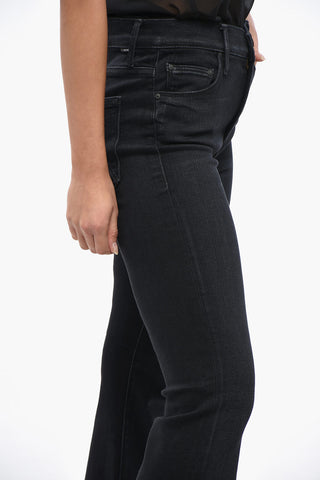 Jeans THE WEEKENDER Boot Cut con Bottone Tono su Tono 25cm