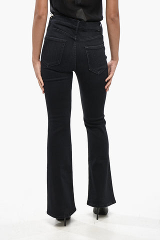 Jeans THE WEEKENDER Boot Cut con Bottone Tono su Tono 25cm