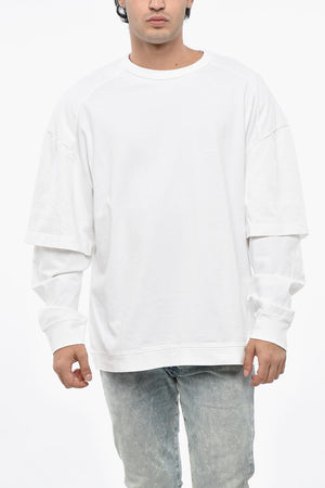 Solid-Color Long-Sleeve T-Shirt THEO