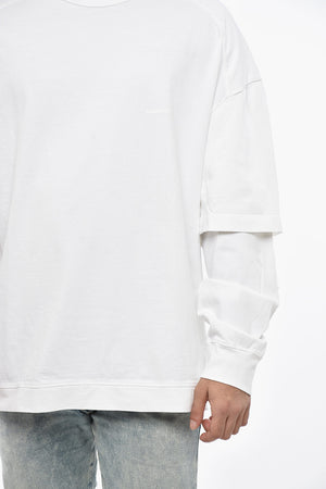 Solid-Color Long-Sleeve T-Shirt THEO