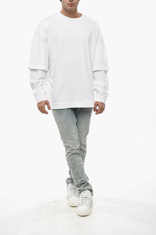 Langärmeliges Uni-T-Shirt THEO