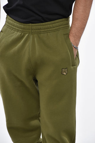 Joggers in Cotone Felpato a 2 Tasche