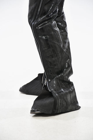 DRKSHDW Coated Denim BOLAN BANANA Jeans with Zip Details 18cm