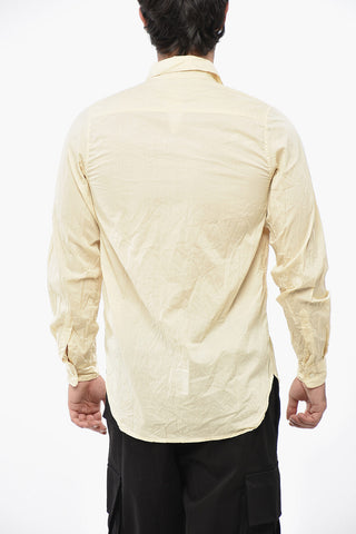 Solid-Color Shirt with Double Pocket