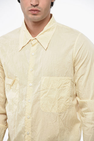 Solid-Color Shirt with Double Pocket