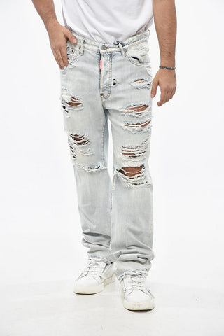 Destroyed-Jeans 642 mit geradem Bein 19cm