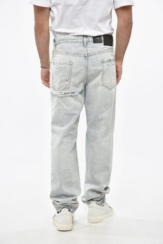 Destroyed-Jeans 642 mit geradem Bein 19cm