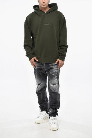 단색 후디 NYC FIT 엠보 로고