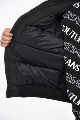 ICON Daunenjacke aus Nylon mit geprägtem Monogramm