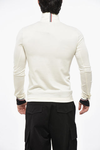 HIGH PERFORMANCE Top a Collo Alto in Tessuto Tecnico