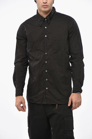 Camicia in Tinta Unita con Doppio Taschino