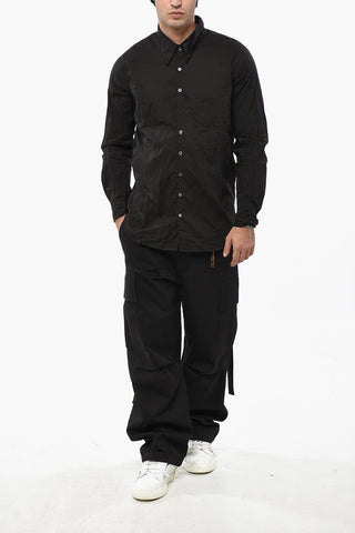 Camicia in Tinta Unita con Doppio Taschino
